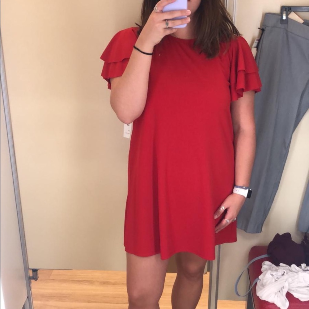 Red dress